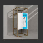 Wooden Frame Poster Mockup