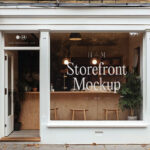Wooden Storefront Mockup
