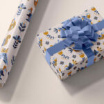 Wrapping Paper Box Mockup