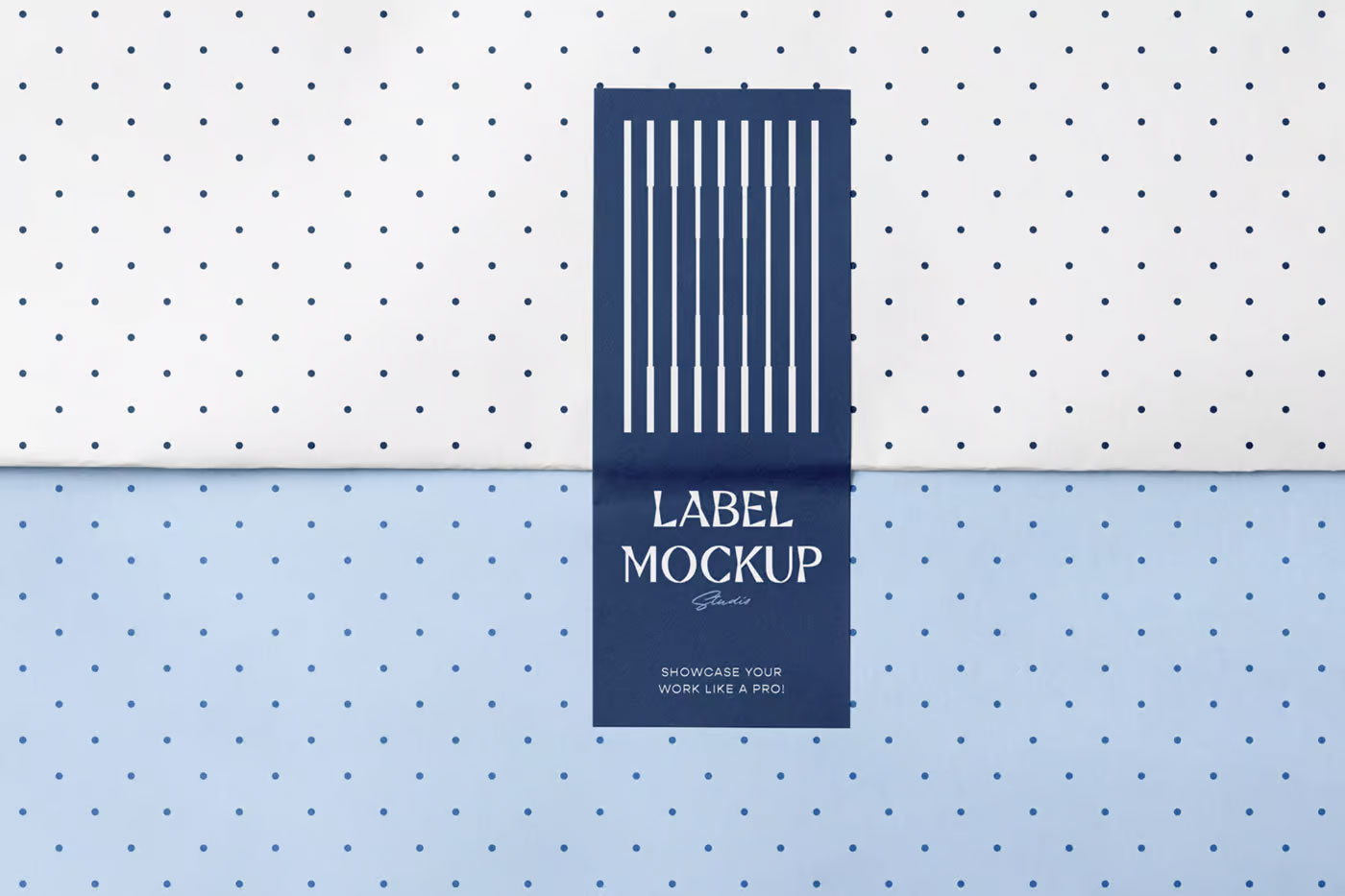 Free Wrapping Paper Mockup PSD Template