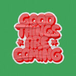 Wrinkled Glossy Sticker Mockup