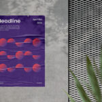 Wrinkled Poster Mockup