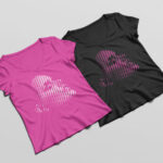 Wrinkled Women’s T Shirt Mockup