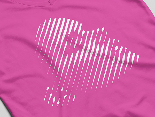 Wrinkled Women's T Shirt Freebie Mockup FREE PSD