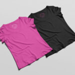 Wrinkled Women’s T Shirt Mockup