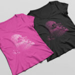 Wrinkled Women’s T Shirt Mockup