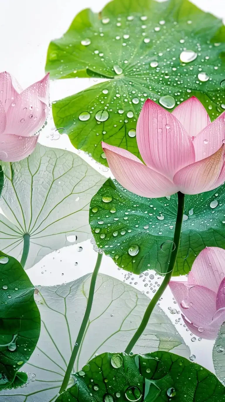 X-ray Lotus Frosted Glass