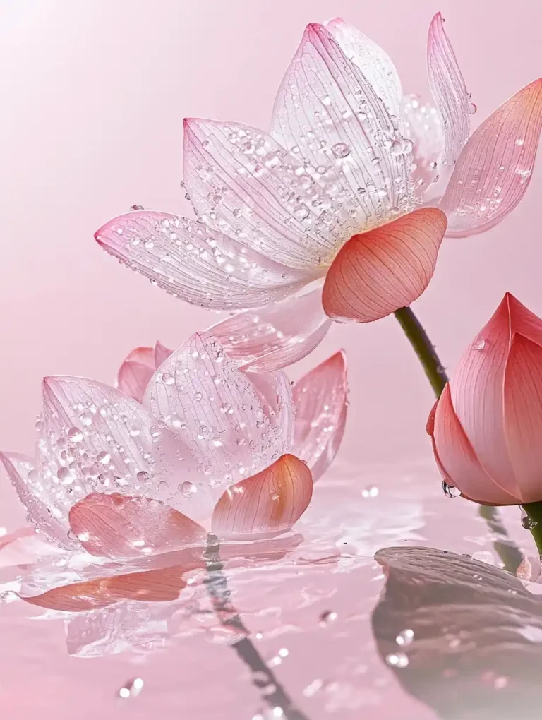X-Ray Macro Lotus Flowers