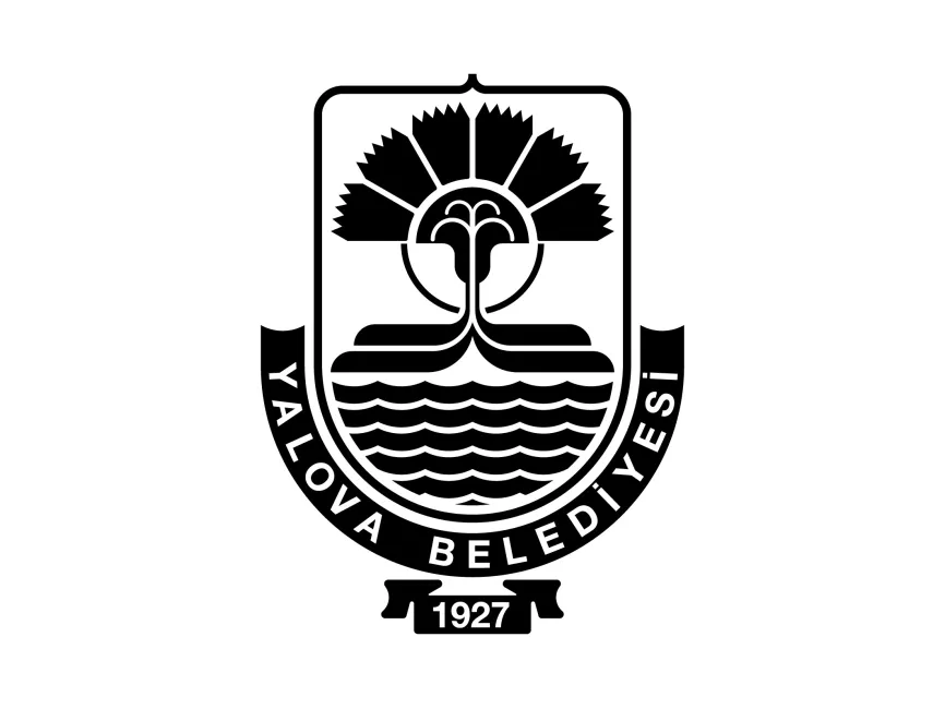 Yalova Belediyesi Black Logo