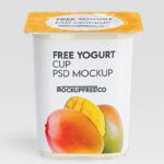 Yogurt Cup Mockup