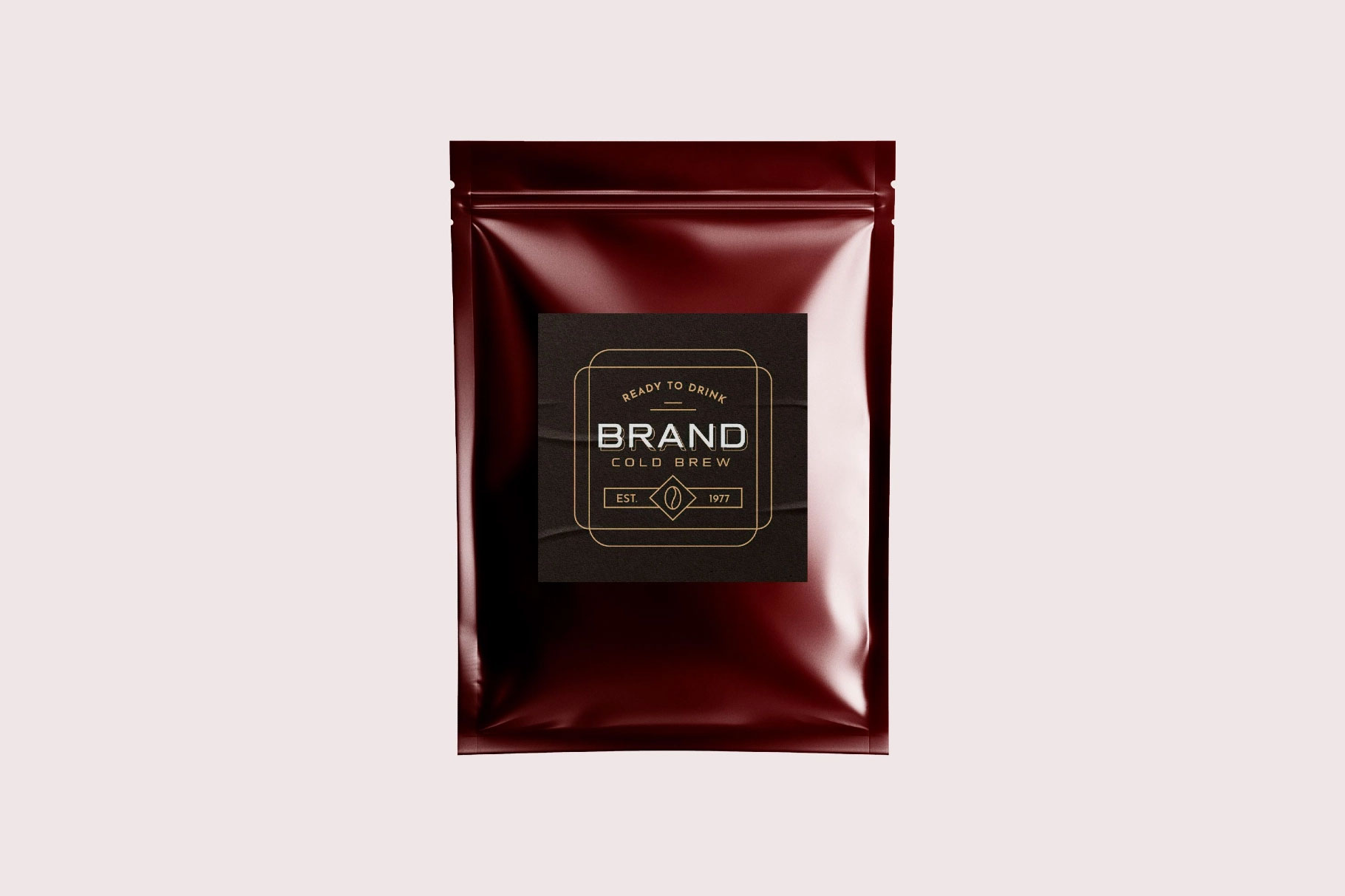 Free Zip Lock Pouch Mockup PSD Template
