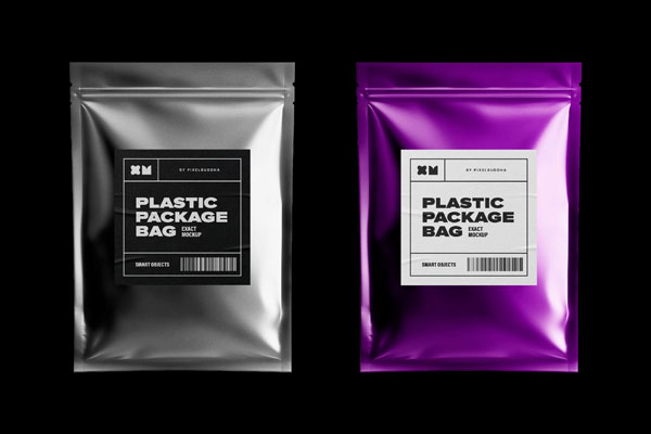 Zip Lock Pouch Mockup