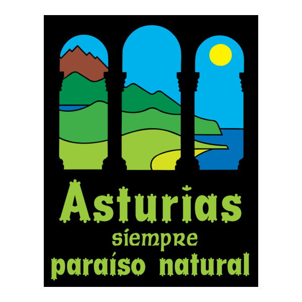 Asturias paraiso natural logo