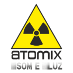 Atomix Som e Luz logo